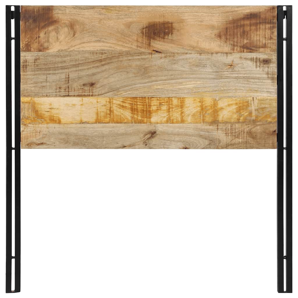 Headboard 100 cm Solid Wood Mango and Iron
