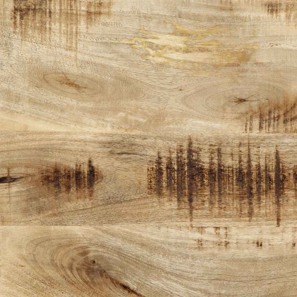 Headboard 100 cm Solid Wood Mango and Iron