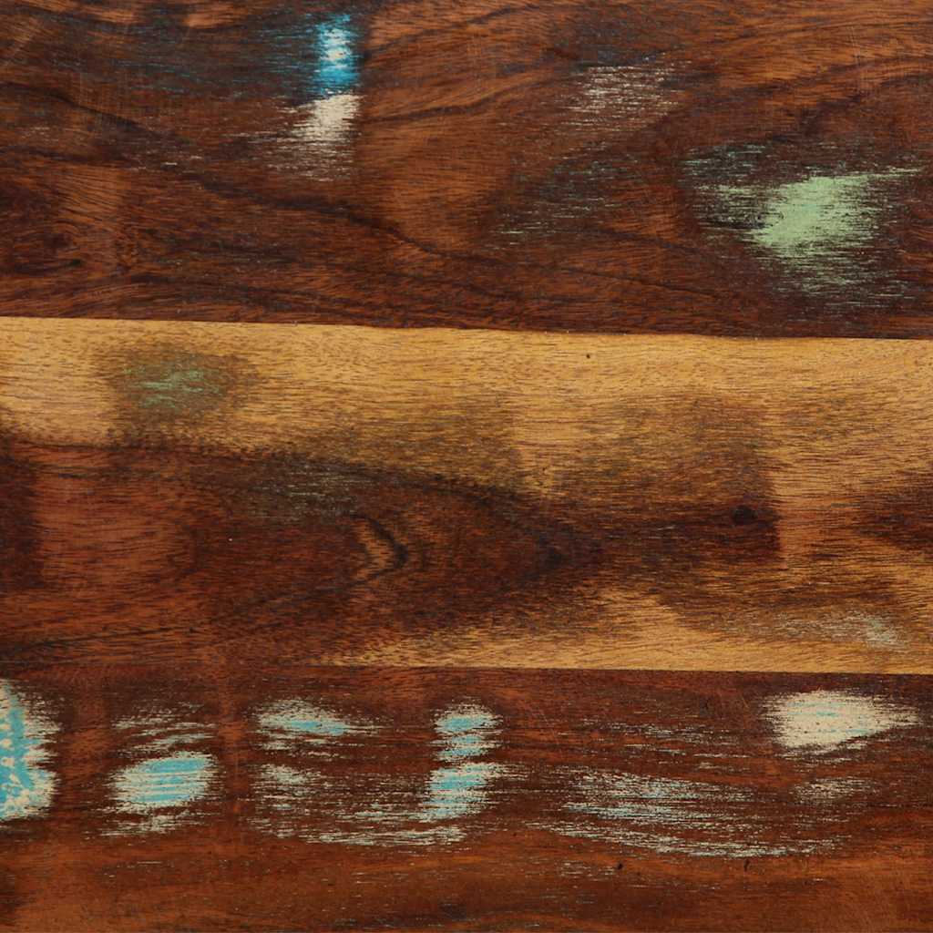 Headboard 140 cm Solid Wood Reclaimed and Iron