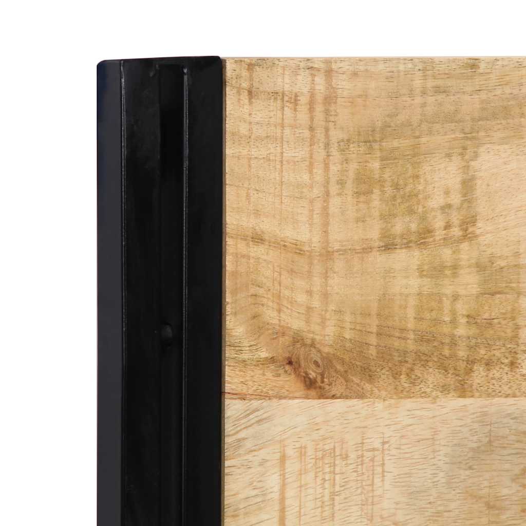 Headboard 180 cm Solid Wood Mango and Iron