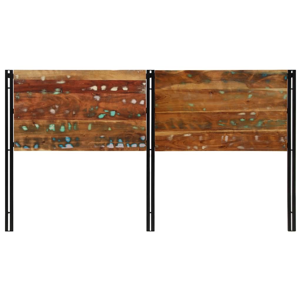 Headboard 180 cm Solid Wood Reclaimed and Iron