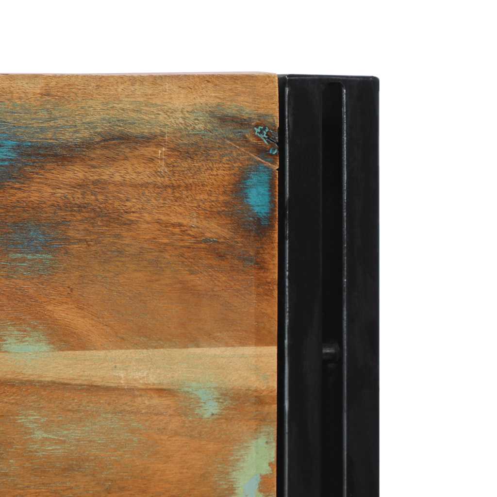 Headboard 180 cm Solid Wood Reclaimed and Iron