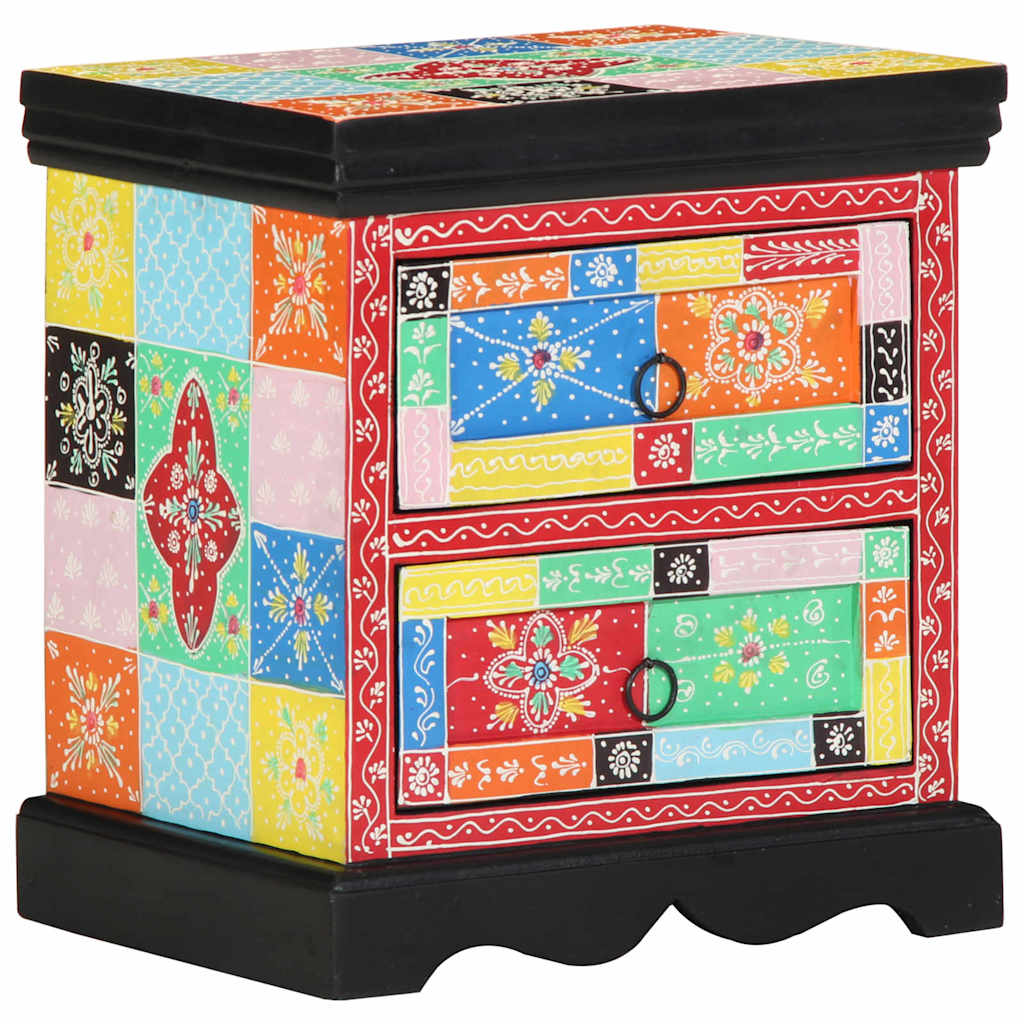 Bedside Cabinet with Drawer 2 pcs Multicolour 40 x 35 x 45 cm