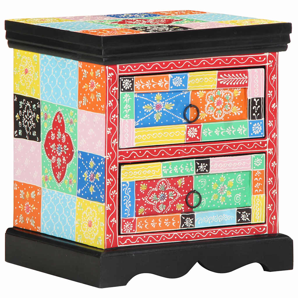 Bedside Cabinet with Drawer 2 pcs Multicolour 40 x 35 x 45 cm