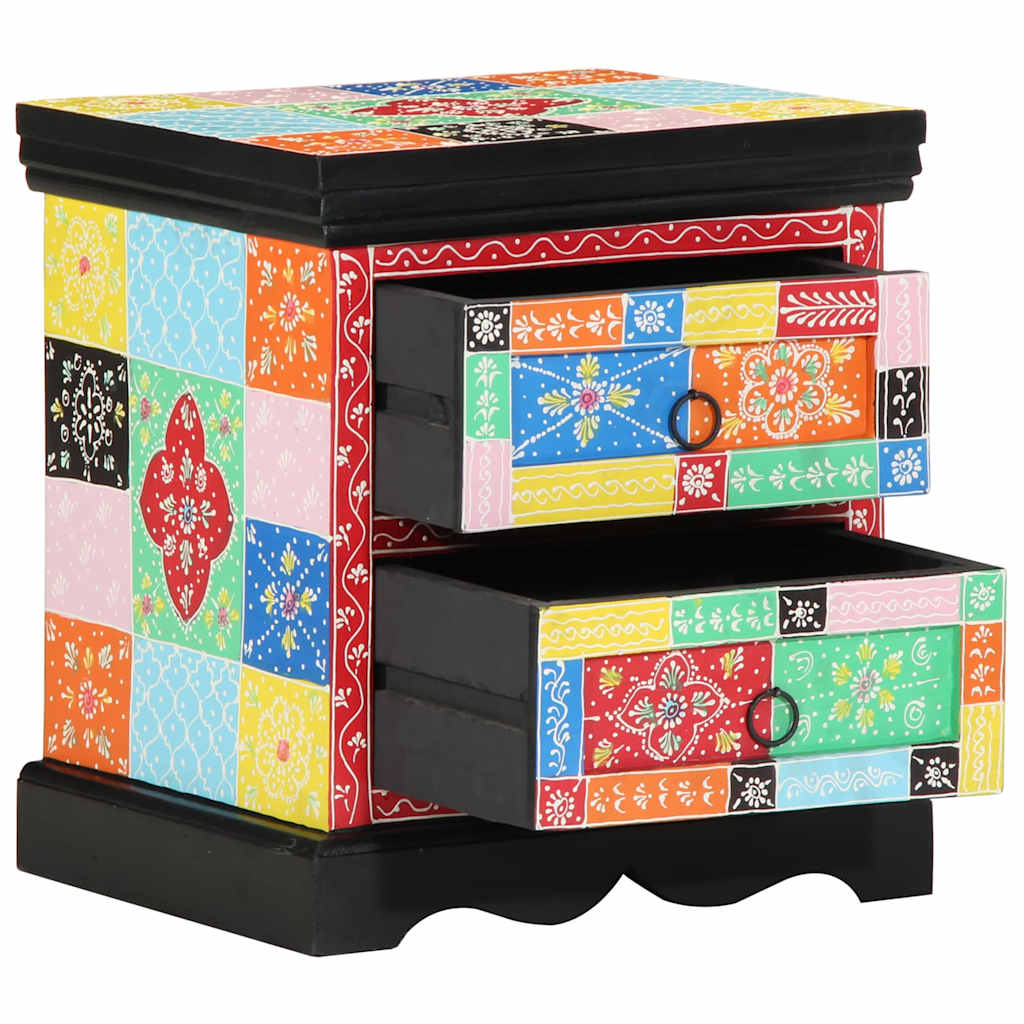 Bedside Cabinet with Drawer 2 pcs Multicolour 40 x 35 x 45 cm