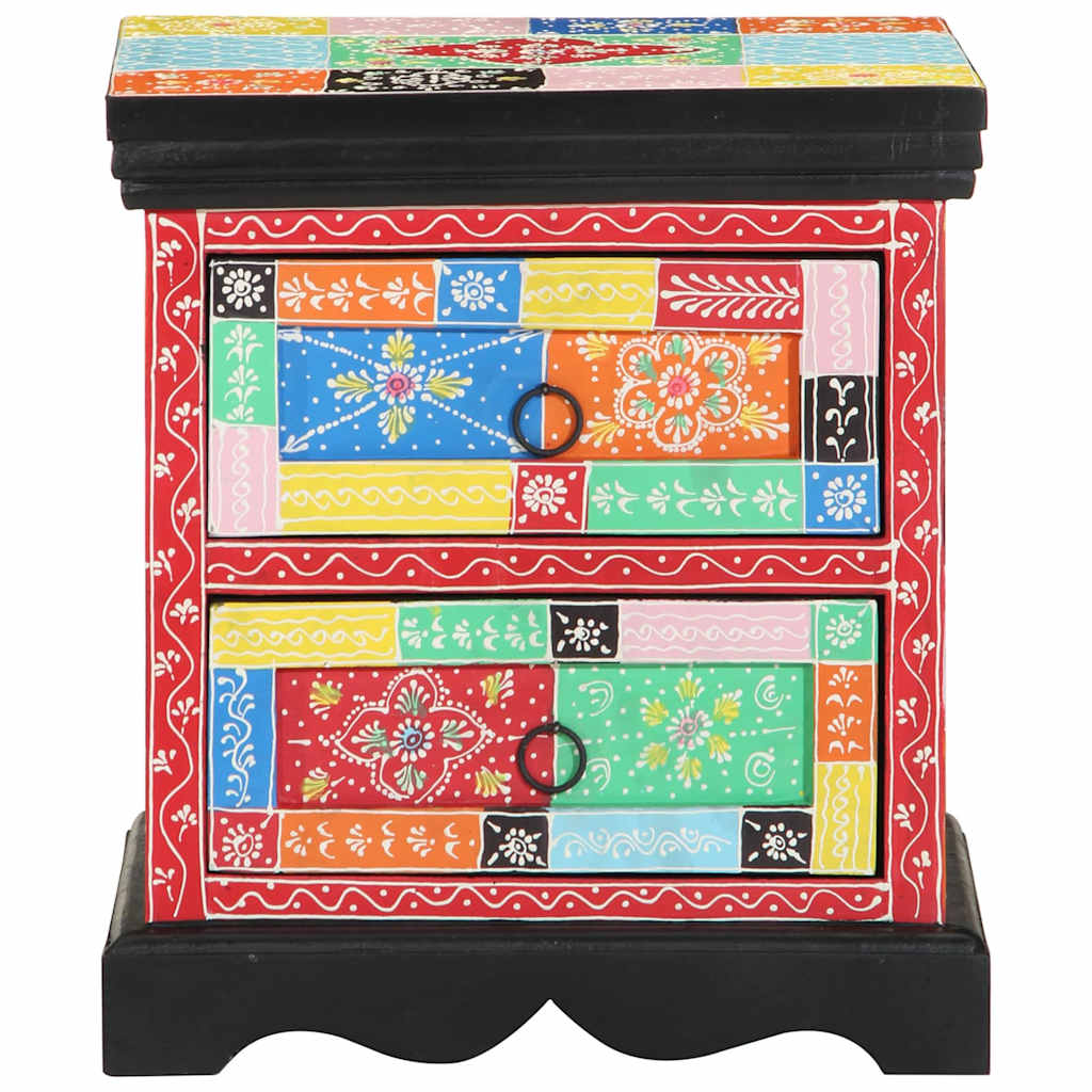 Bedside Cabinet with Drawer 2 pcs Multicolour 40 x 35 x 45 cm