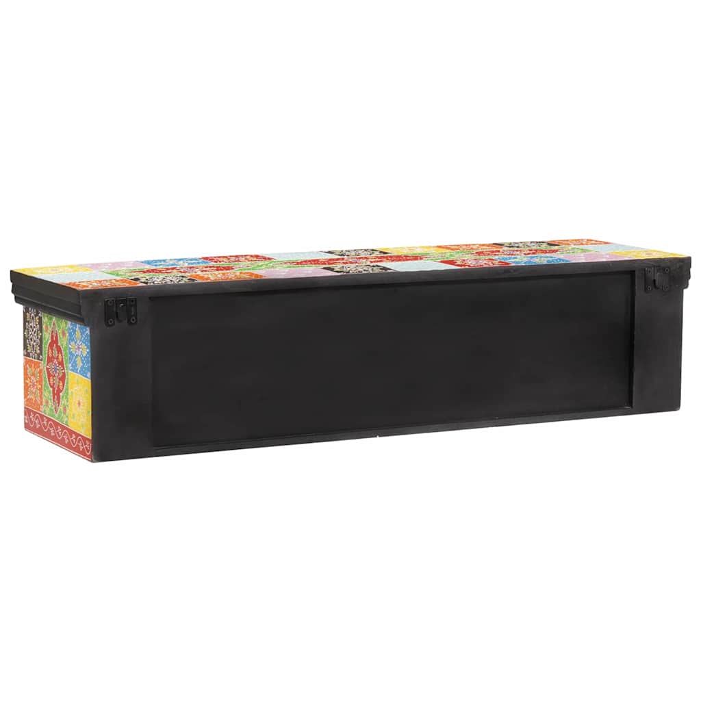 TV Cabinet Multicolour 100 x 30 x 24 cm Solid Mango wood