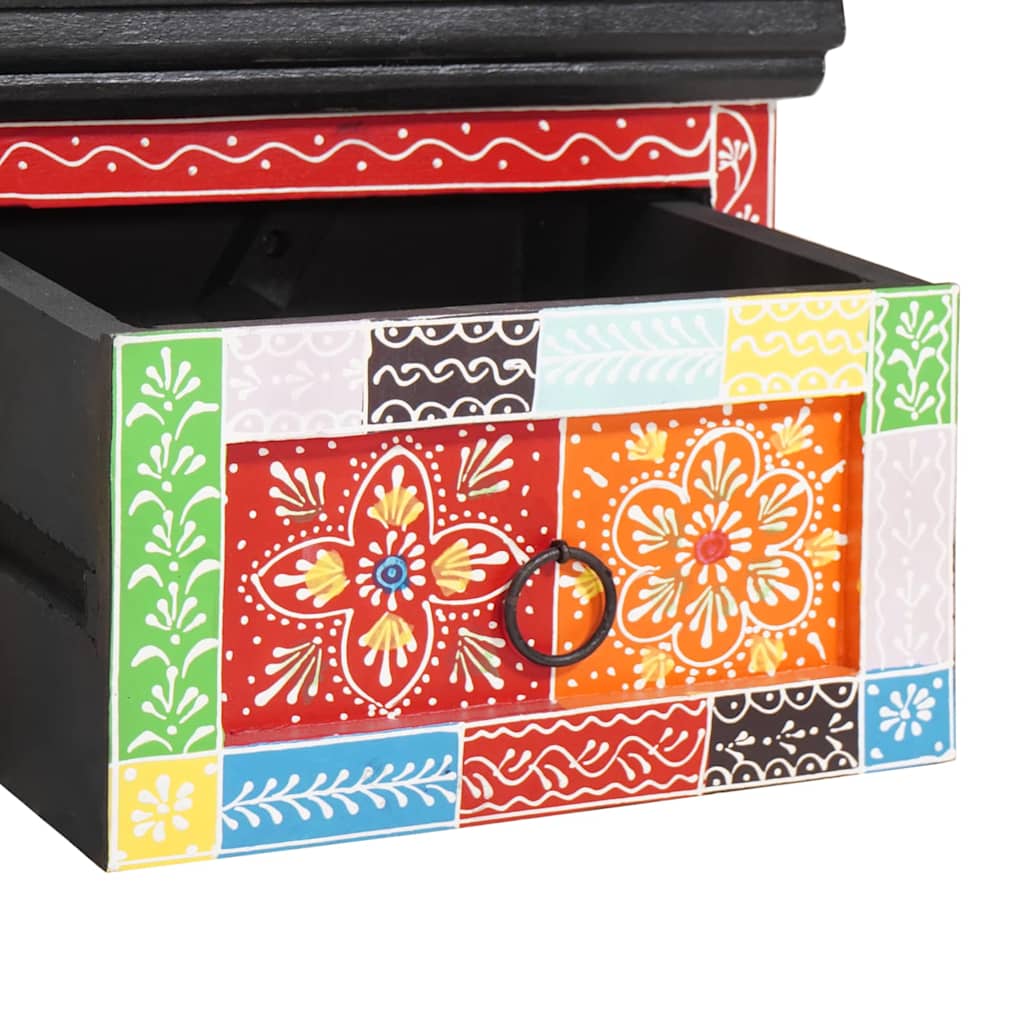 TV Cabinet Multicolour 60 x 30 x 24 cm Solid Mango wood