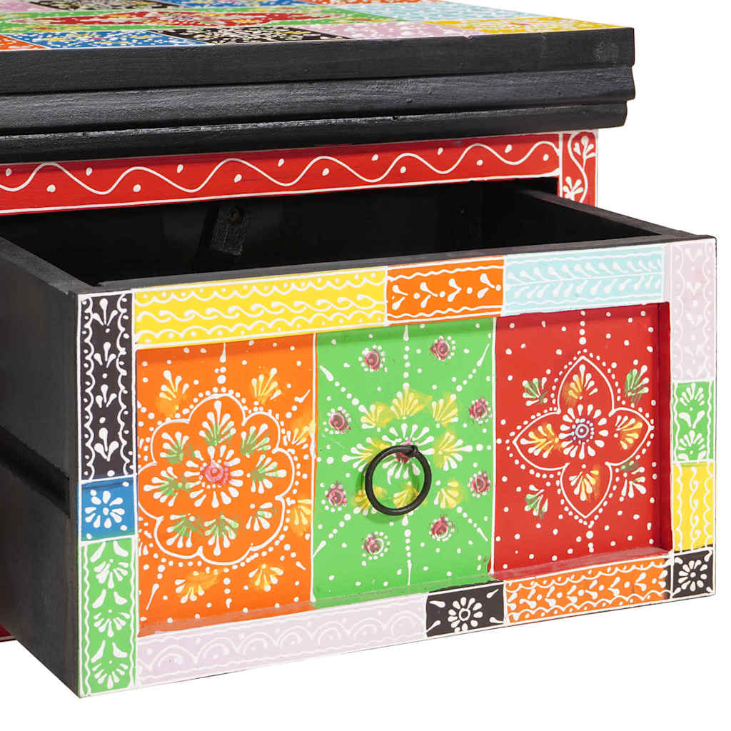 Bedside Cabinet with Drawer 2 pcs Multicolour 40 x 30 x 28 cm