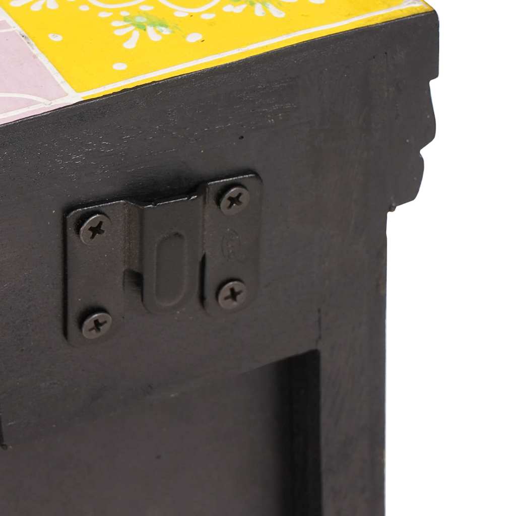 Bedside Cabinet Multicolour 40 x 30 x 40 cm Solid Mango wood