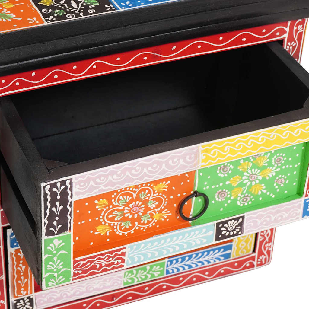 Bedside Cabinet with Drawer 2 pcs Multicolour 40 x 30 x 40 cm