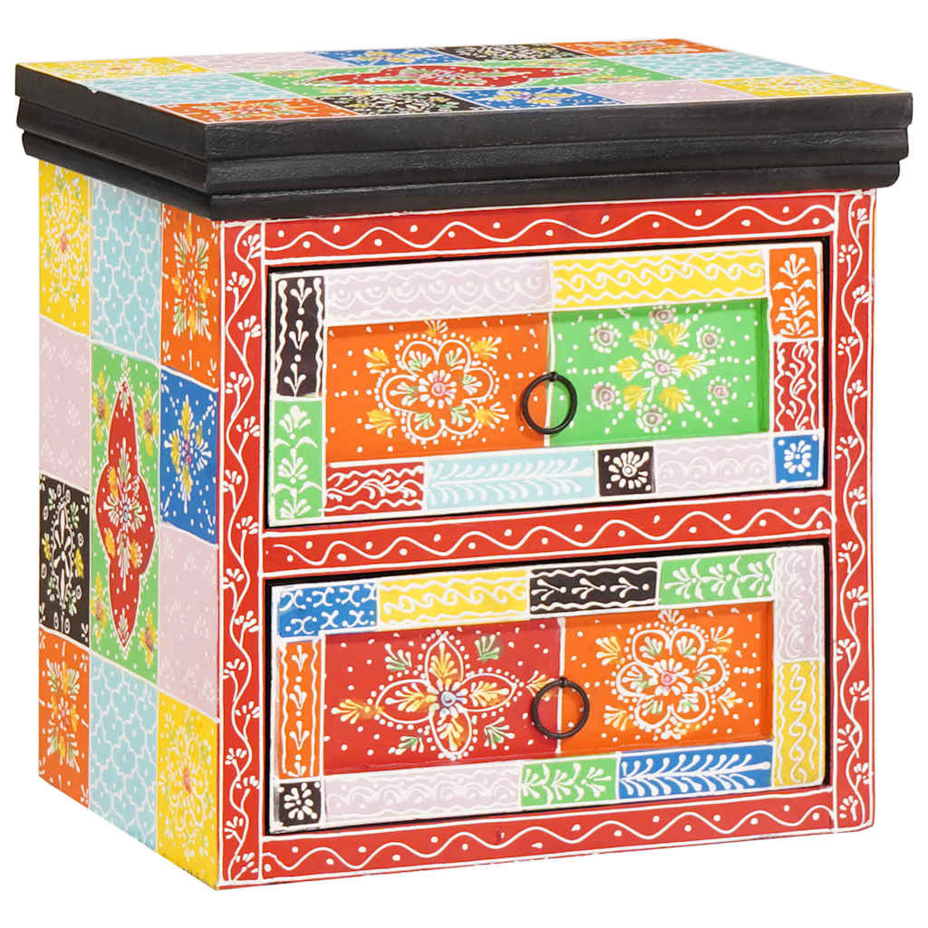 Bedside Cabinet with Drawer 2 pcs Multicolour 40 x 30 x 40 cm