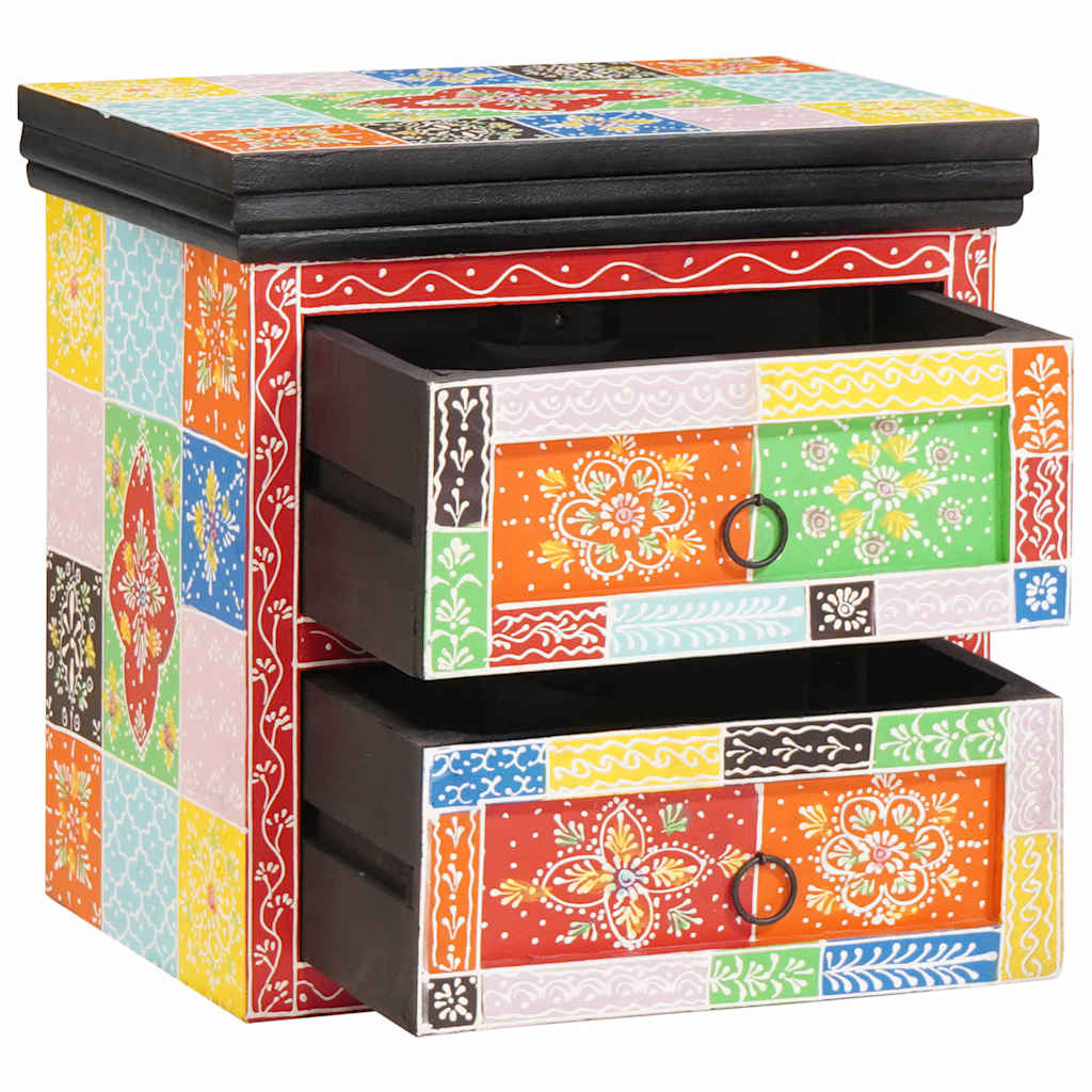 Bedside Cabinet with Drawer 2 pcs Multicolour 40 x 30 x 40 cm