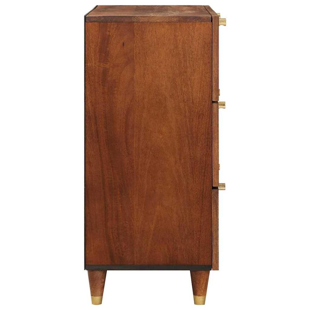 Sideboard Set 2 pcs Brown 60 x 33.5 x 75 cm Solid Mango wood