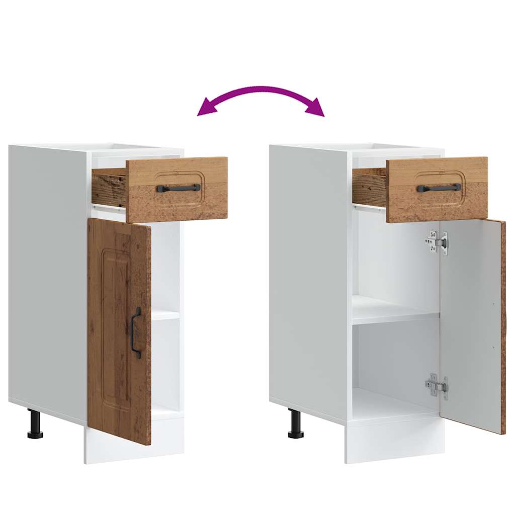 Kitchen Base Cabinet Kalmar Old Wood Engineered Wood