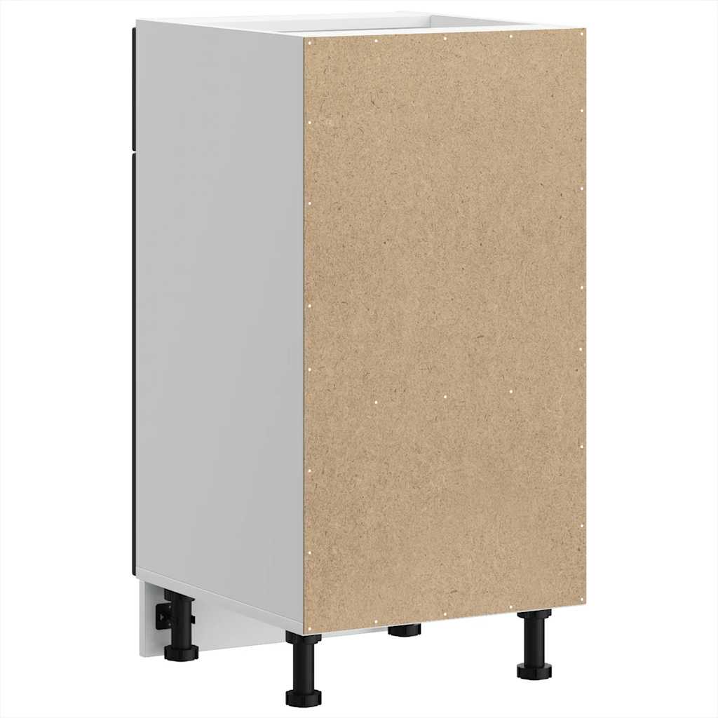 Kitchen Base Cabinet Kalmar Black Engineered Wood