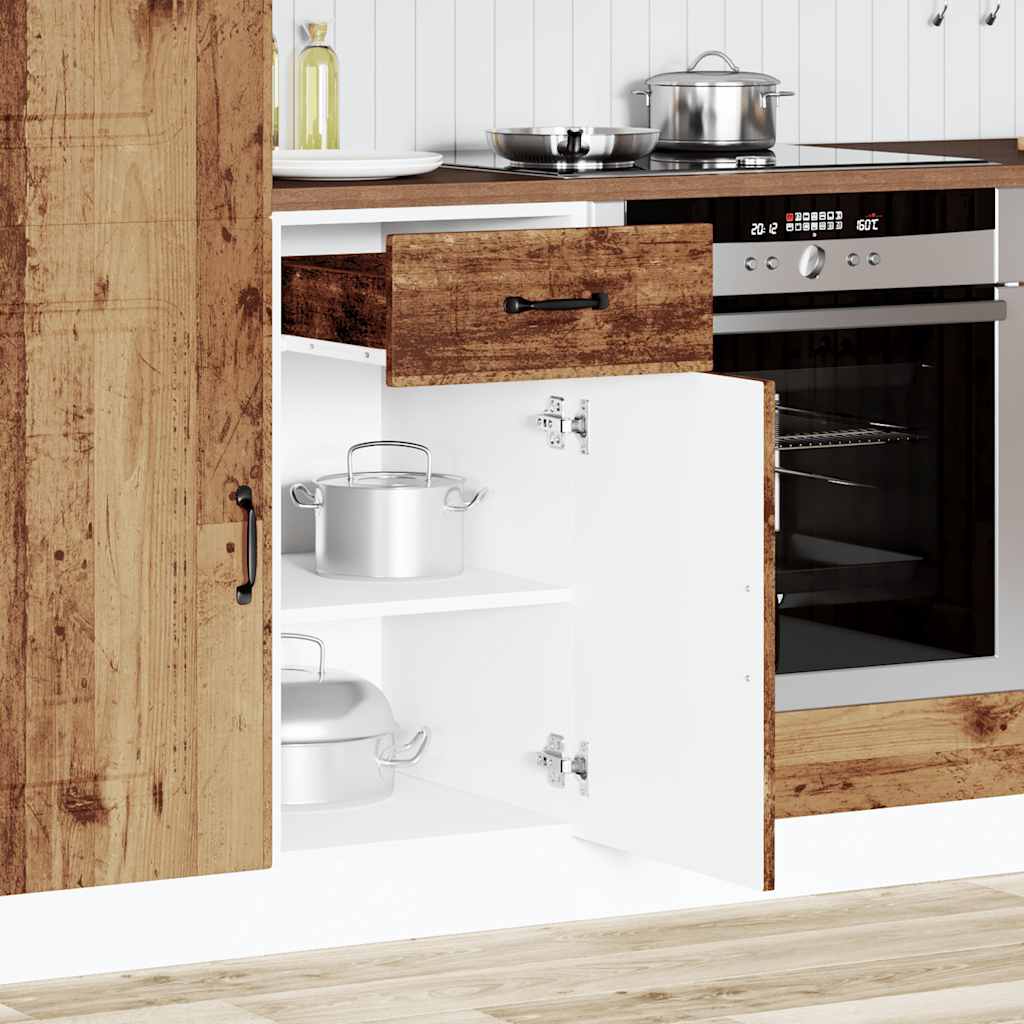 Kitchen Base Cabinet Kalmar Old Wood Engineered Wood