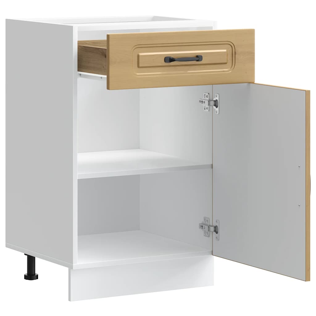 Kitchen Base Cabinet Kalmar Artisan Oak Engineered Wood