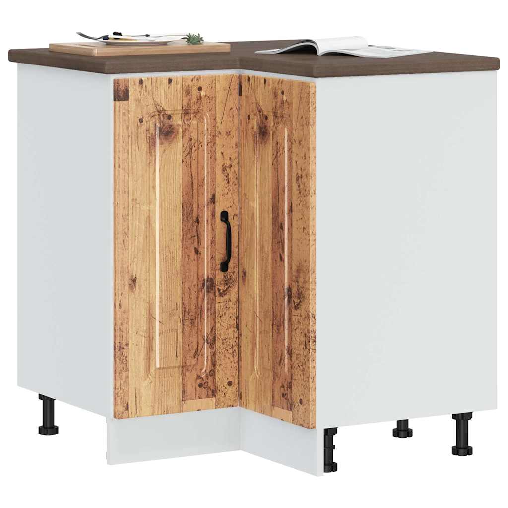 Kitchen Corner Base Cabinet Kalmar Old Wood Engineered Wood