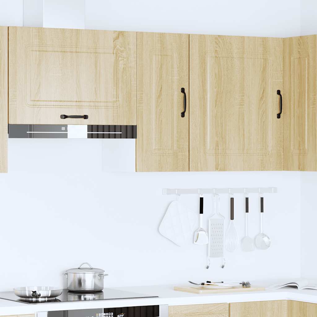Kitchen Wall Cabinet Kalmar Sonoma Oak Engineered Wood