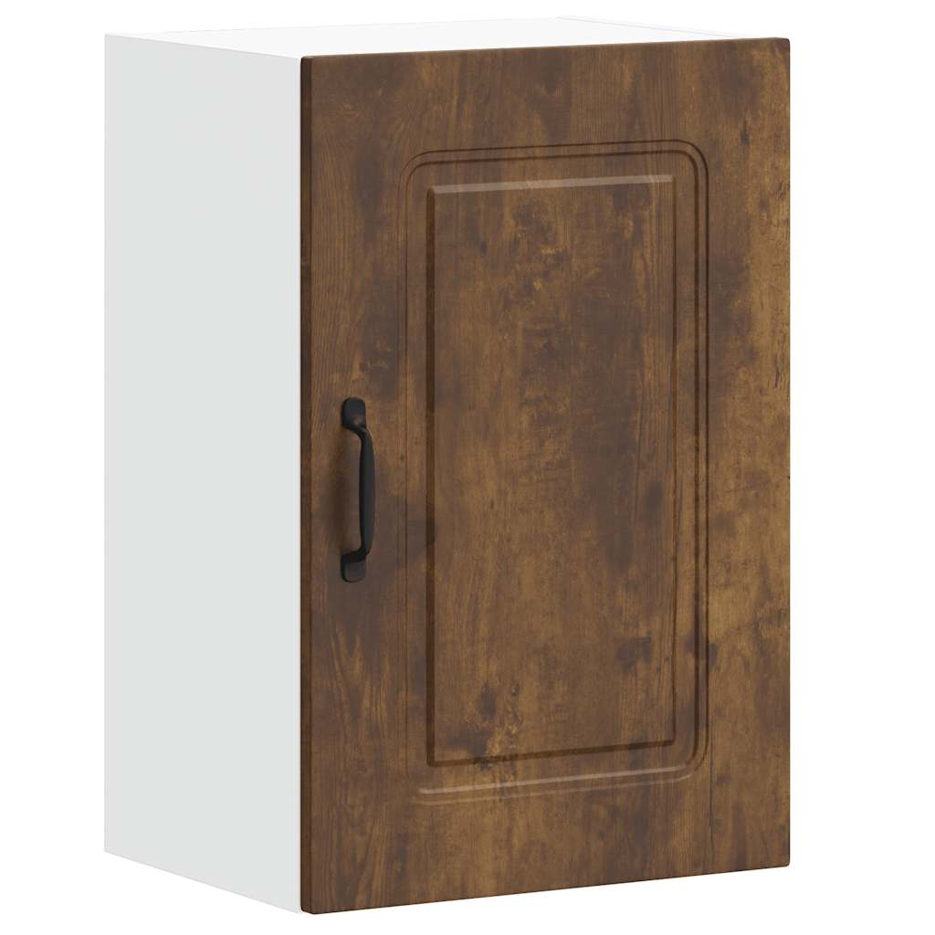 Kitchen Wall Cabinet Kalmar Smoked Oak Engineered Wood