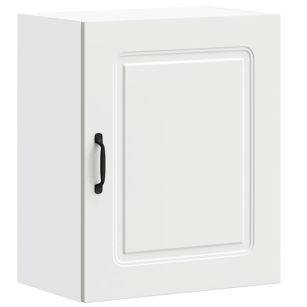 Kitchen Wall Cabinets 2 pcs Kalmar White Engineered Wood