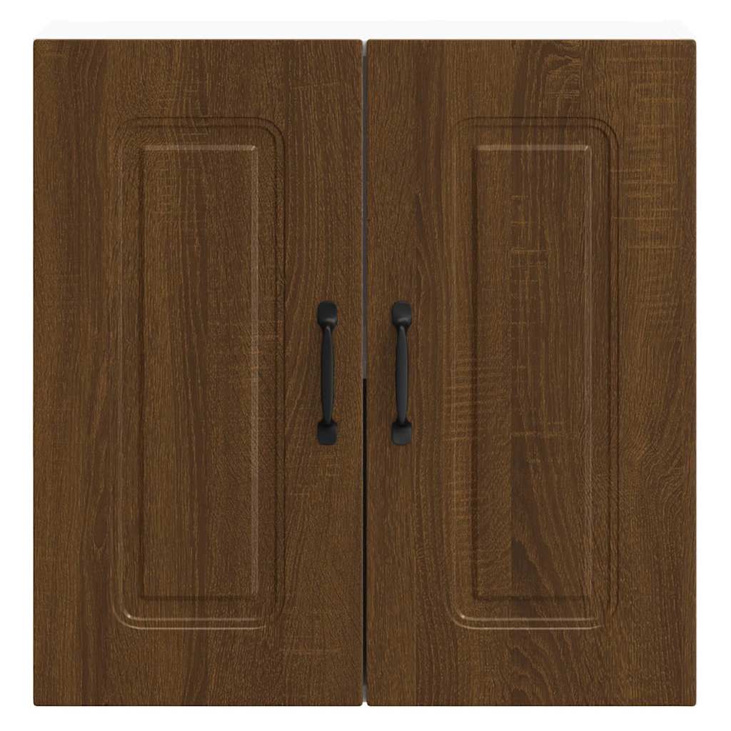Kitchen Wall Cabinet Kalmar Brown Oak Engineered Wood
