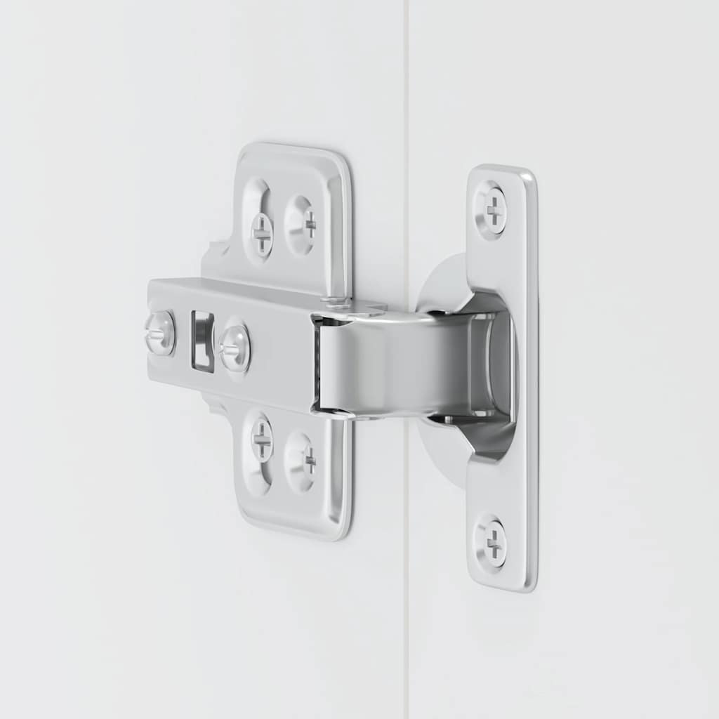 Kitchen Wall Cabinet Kalmar High Gloss White Engineered Wood