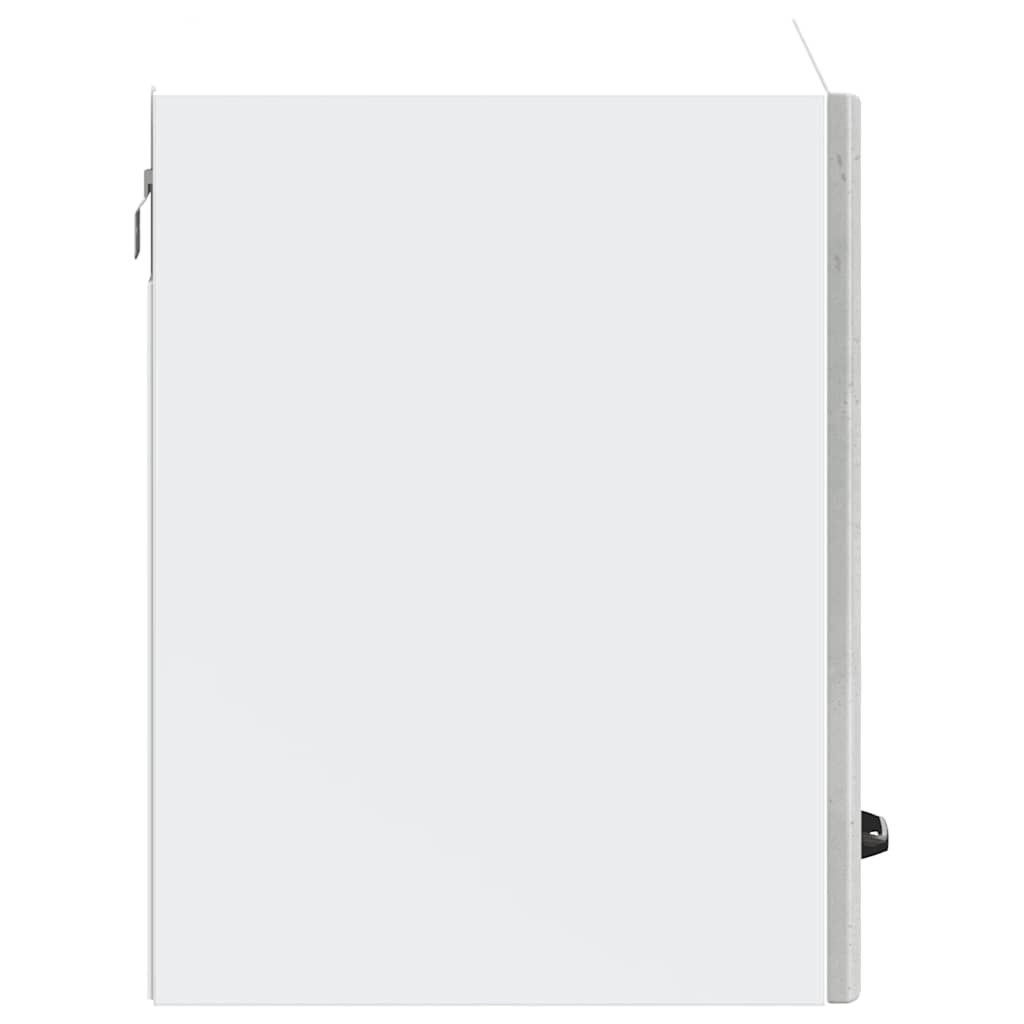 Kitchen Wall Cabinet Kalmar Concrete Grey Engineered Wood