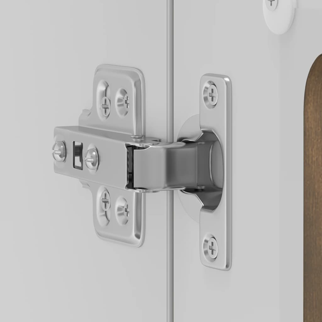 Kitchen Wall Cabinet with Glass Door Kalmar Smoked Oak Engineered Wood