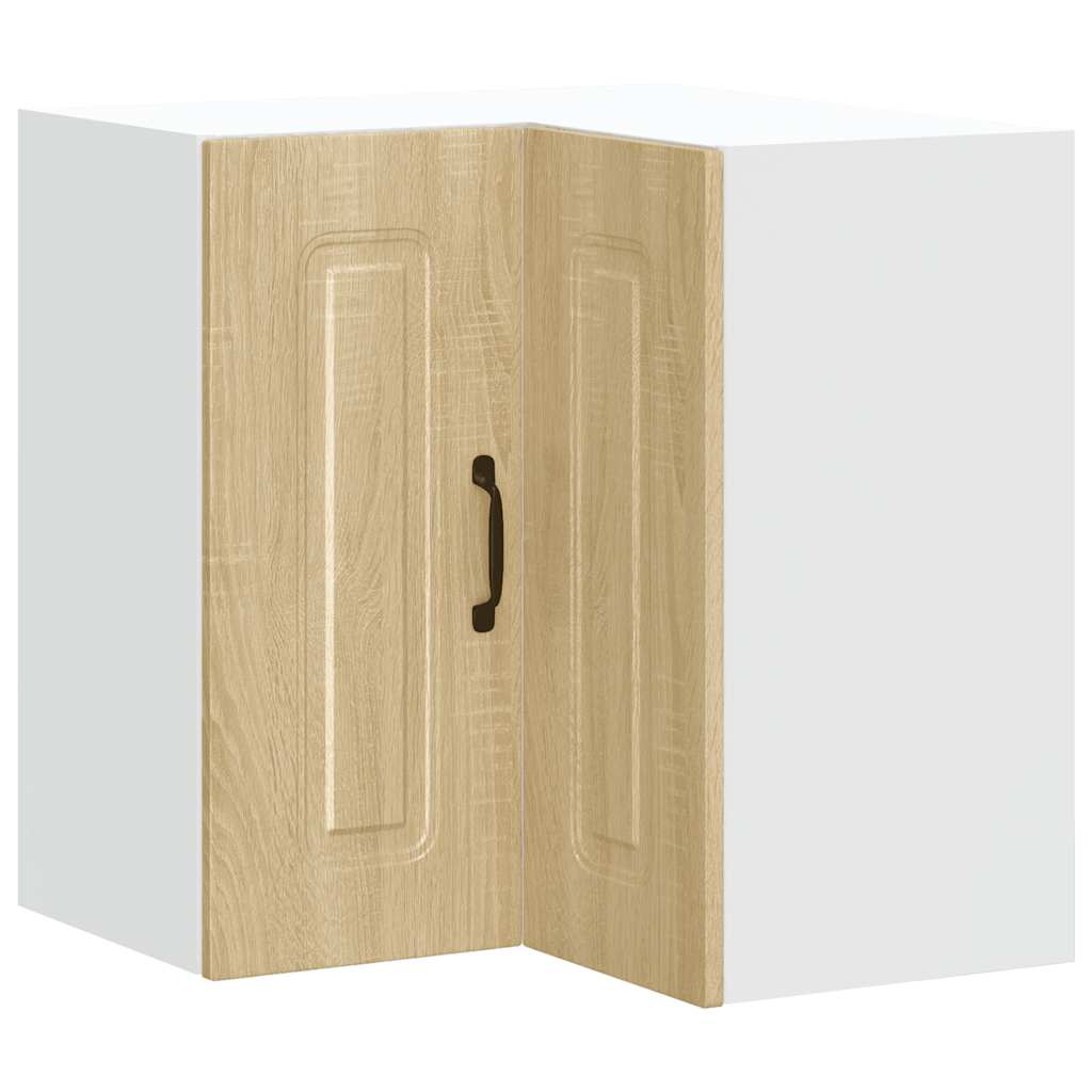 Kitchen Wall Corner Cabinet Kalmar Sonoma Oak Engineered Wood