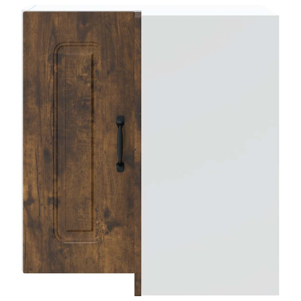 Kitchen Wall Corner Cabinet Kalmar Smoked Oak Engineered Wood