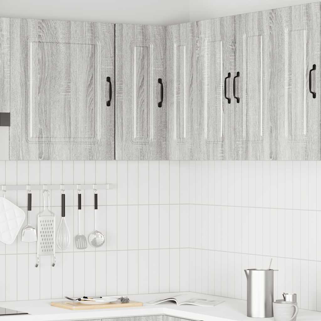 Kitchen Wall Corner Cabinet Kalmar Grey Sonoma Engineered Wood