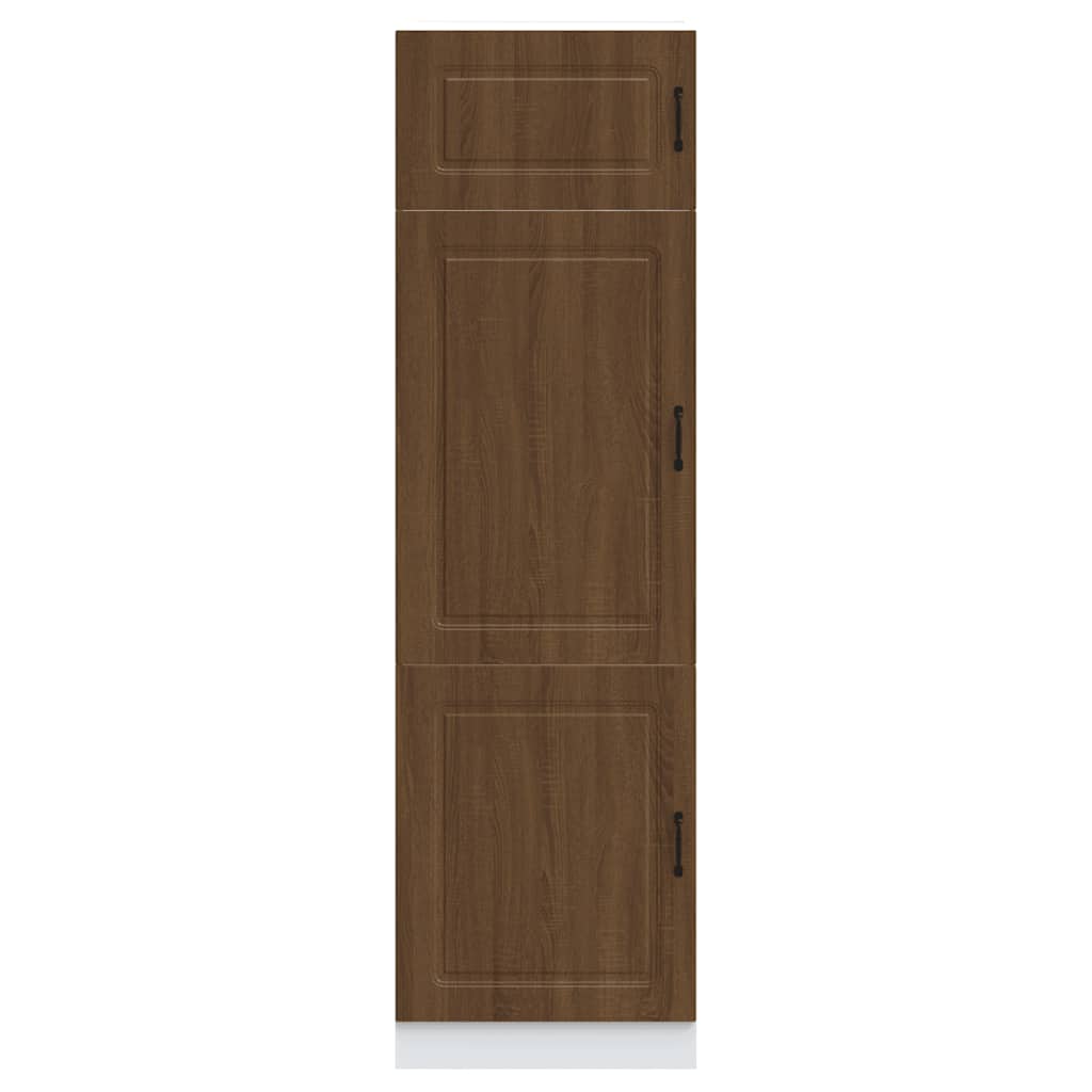 Kitchen Cupboard Kalmar Brown Oak Engineered Wood