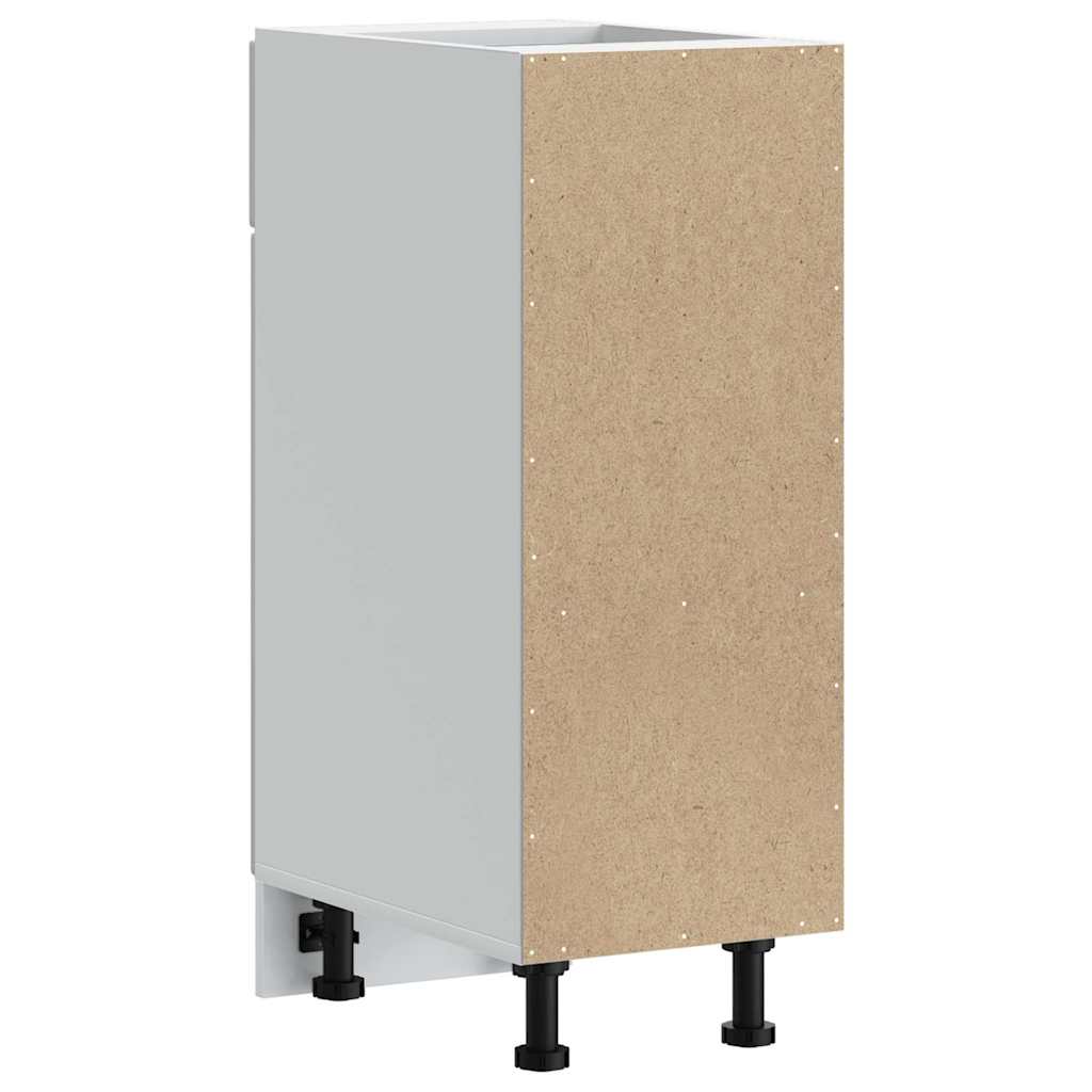 Kitchen Base Cabinet Lucca High Gloss White Engineered Wood