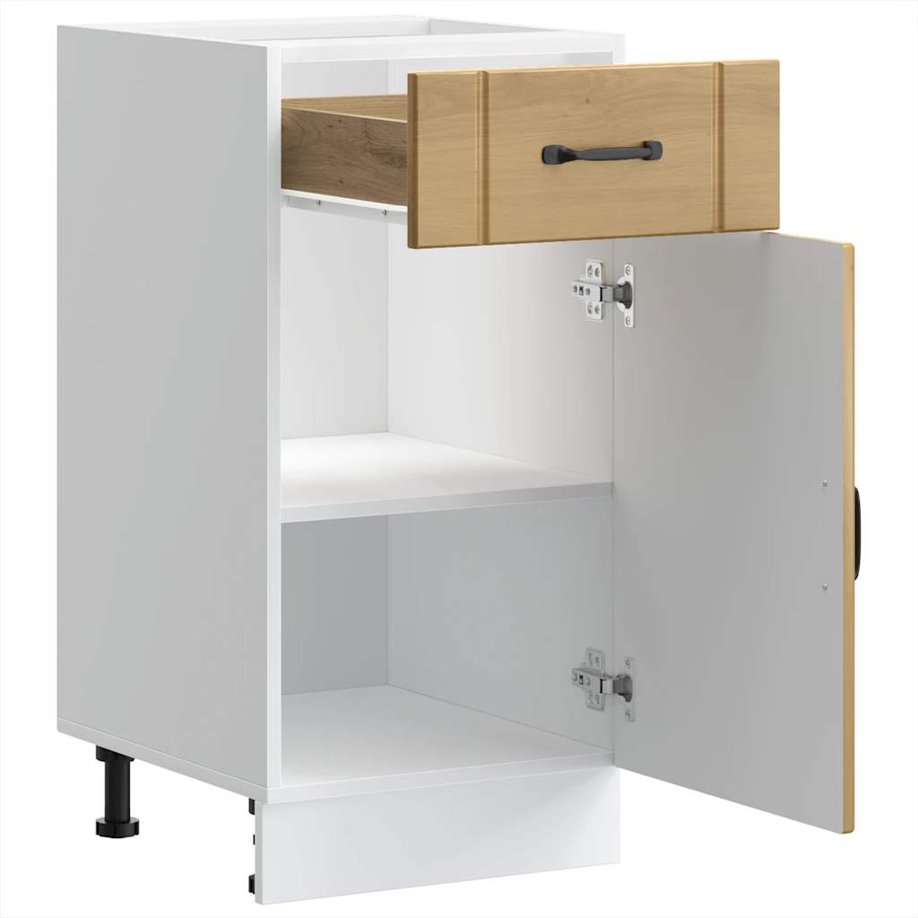 Kitchen Base Cabinet Lucca Sonoma Oak Engineered Wood