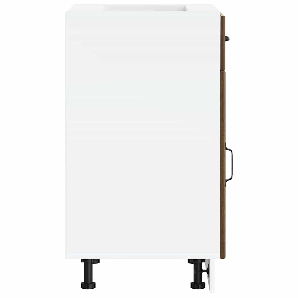 Kitchen Base Cabinet Lucca Brown Oak Engineered Wood