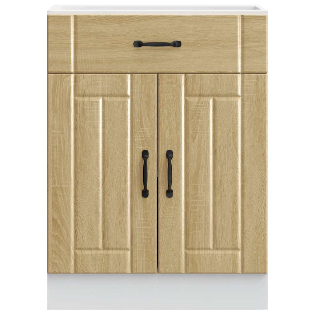 Kitchen Base Cabinet Lucca Sonoma Oak Engineered Wood