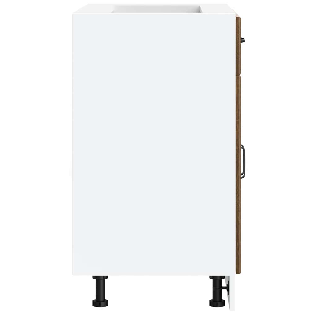 Kitchen Base Cabinet Lucca Brown Oak Engineered Wood