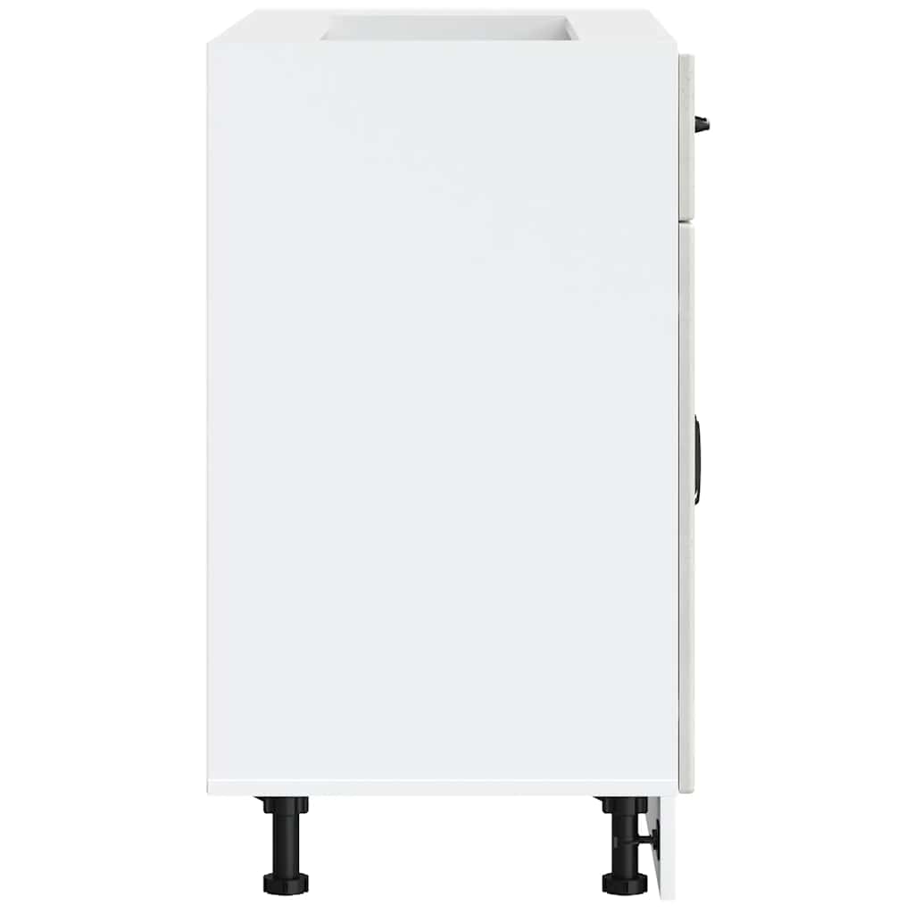 Kitchen Base Cabinet Lucca Concrete Grey Engineered Wood