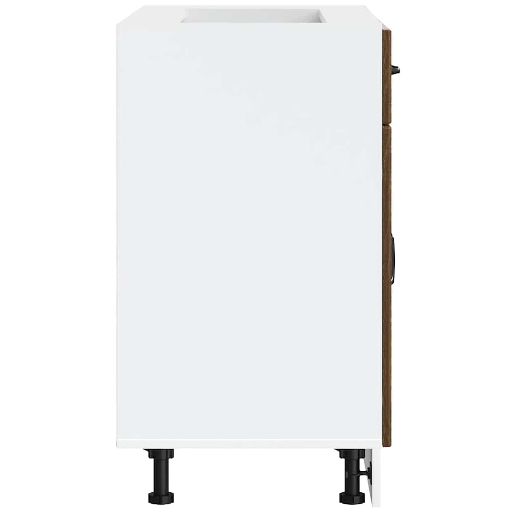 Kitchen Base Cabinet Lucca Brown Oak Engineered Wood