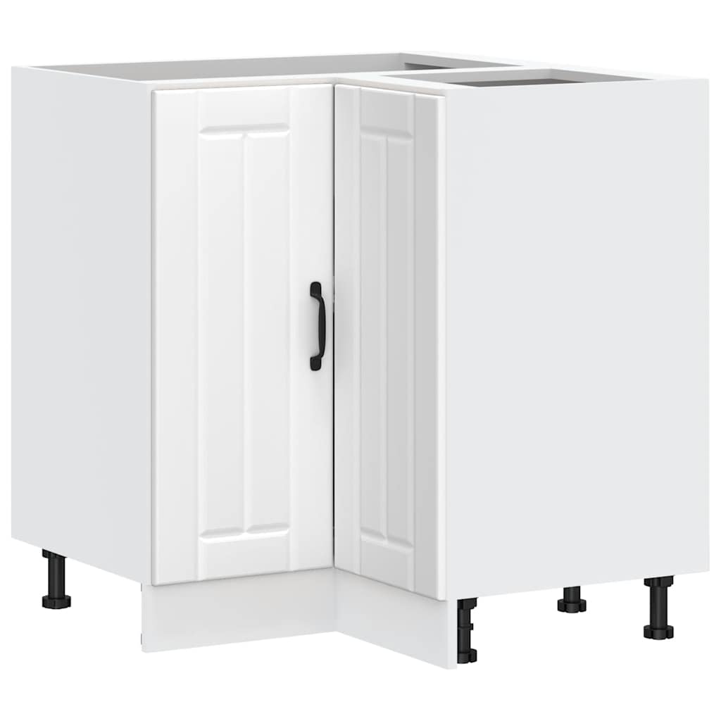Kitchen Corner Base Cabinet Lucca White Engineered Wood