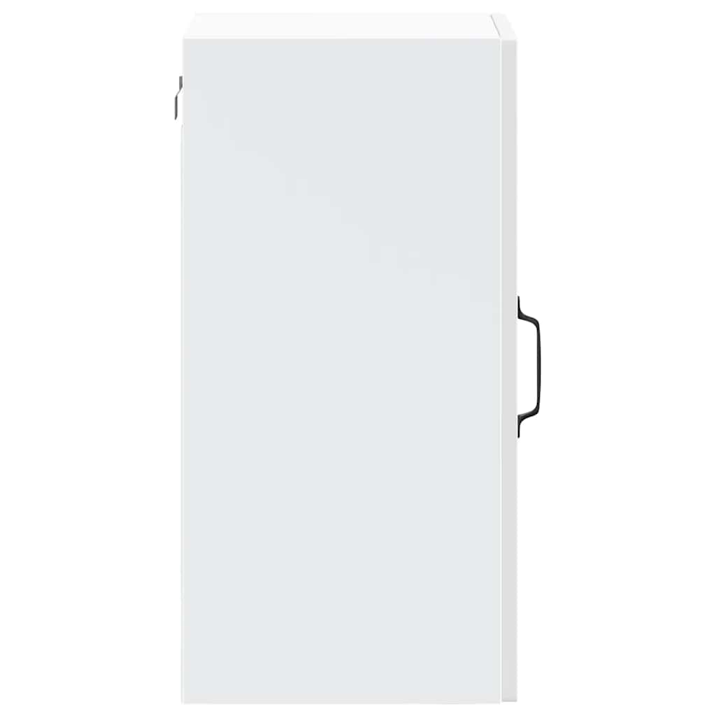 Kitchen Wall Cabinet with Glass Door Lucca High Gloss White
