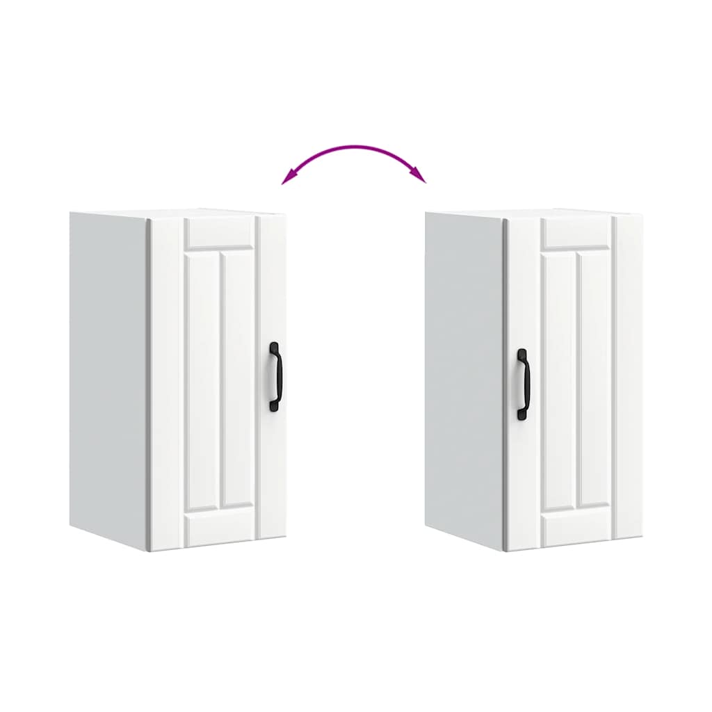 Kitchen Wall Cabinet Lucca White Engineered Wood