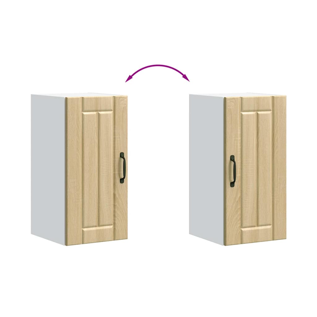 Kitchen Wall Cabinet Lucca Sonoma Oak Engineered Wood