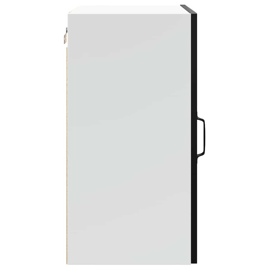 Kitchen Wall Cabinet Lucca Black Engineered Wood