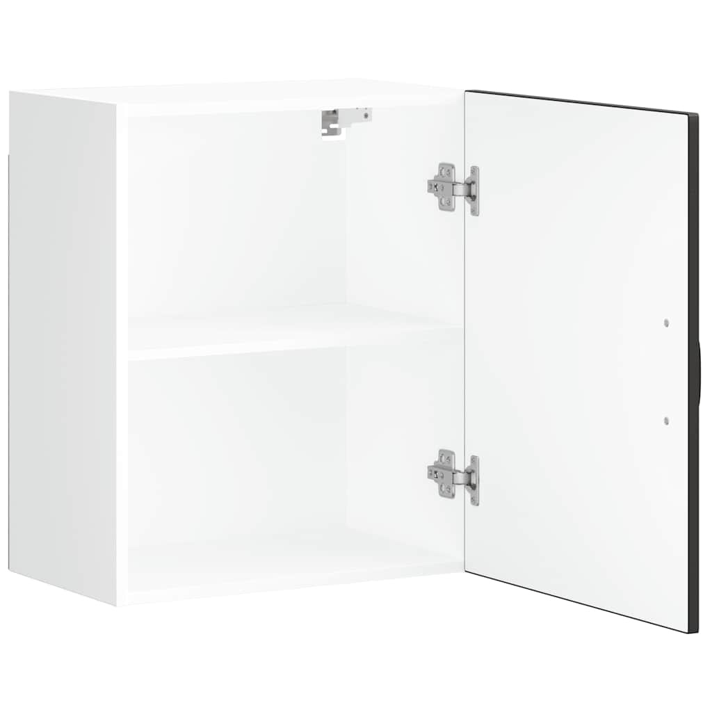 Kitchen Wall Cabinet Lucca Black Engineered Wood