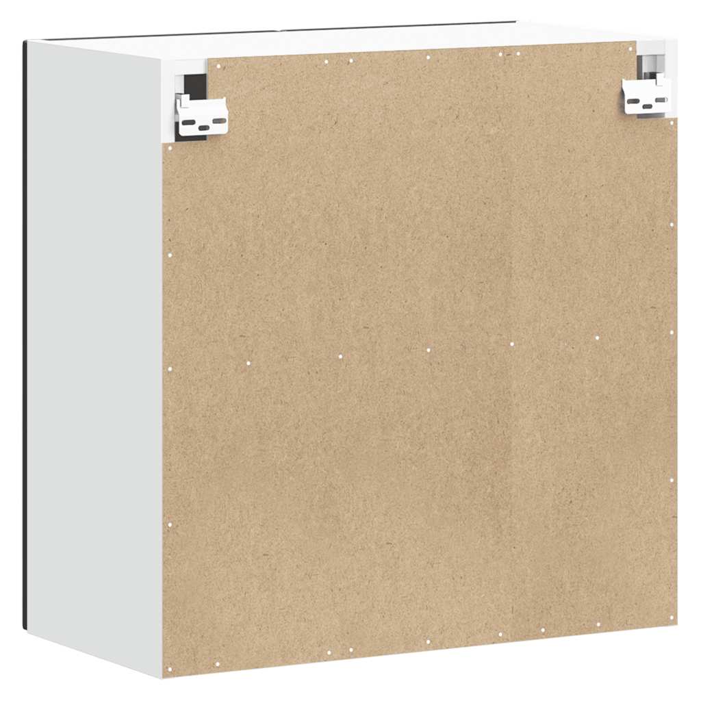 Kitchen Wall Cabinet Lucca Black Engineered Wood