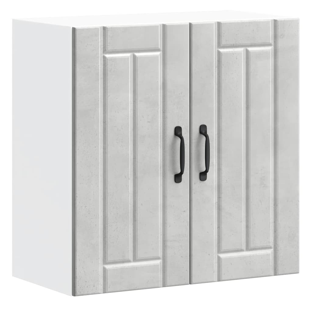 Kitchen Wall Cabinet Lucca Concrete Grey Engineered Wood