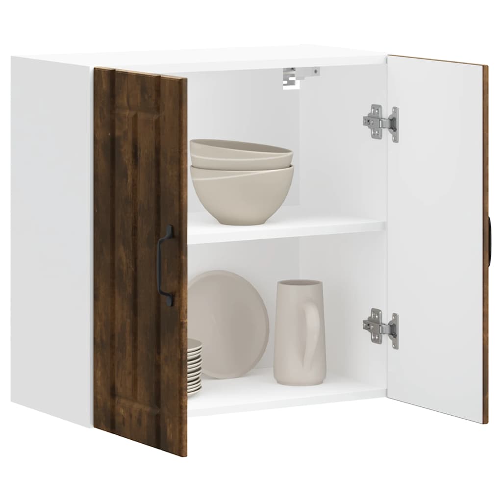 Kitchen Wall Cabinet Lucca Smoked Oak Engineered Wood